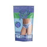 Sweet Treats Boy Short with Lube Blueberry 2XL packaged with illustration, featuring playful blueberry design.