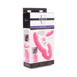 Strap U Strapless Strap-On with Remote Pink