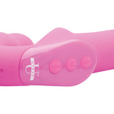 Strap U Strapless Strap-On with Remote Pink