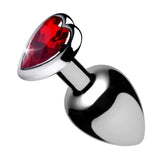 Booty Sparks Red Heart Gem Anal Plug M