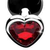 Booty Sparks Red Heart Gem Anal Plug M
