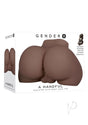 Gender X A Handful Male Anal Masturbator Chocolate packaging showcasing a lifelike design for enhanced pleasure.