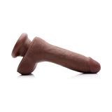 USA Cocks 7 inches Ameriskin Dual Density Dildo Dark