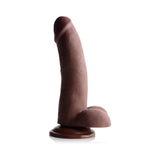 USA Cocks 8 inches Ameriskin Dual Density Dildo Dark