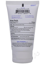 Intimate Enhancements Numb Anal Gel 2 Oz Mint packaging displaying active ingredients and usage instructions.