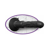 Anal Fantasy Elite Vibrating Ass Fucker 12 inches Thrusting Dildo With Suction Cup Black