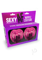 Sexy AF Hearts Nipple Couture Silicone Pasties Pink in stylish packaging featuring pink sequin hearts.