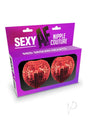 Sexy AF Hearts Nipple Couture Silicone Pasties Red packaging featuring cute red sequin heart pasties.