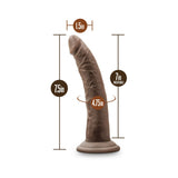 Dr. Skin Realistic 7 inches Dildo Brown