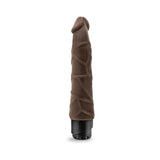 Dr. Skin Vibe 1 Realistic 9 inches Vibrating Dildo Brown