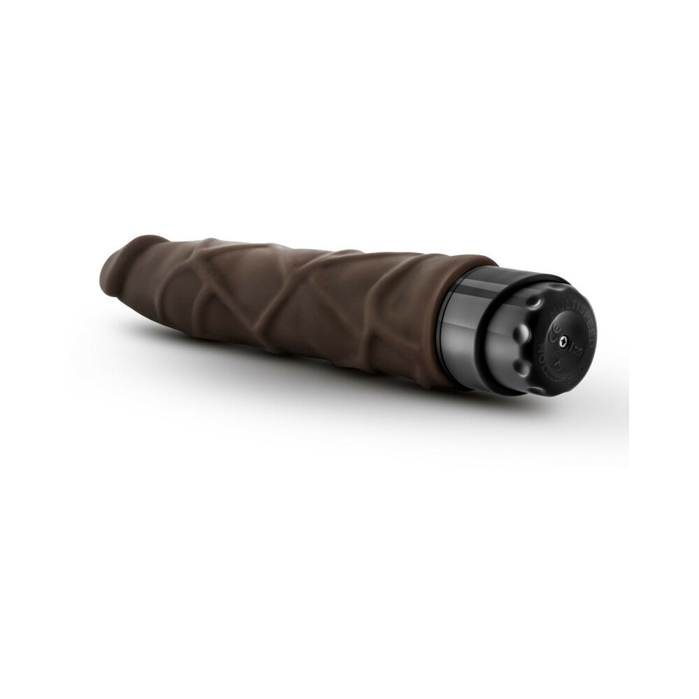 Dr. Skin Vibe 1 Realistic 9 inches Vibrating Dildo Brown