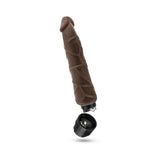 Dr. Skin Vibe 1 Realistic 9 inches Vibrating Dildo Brown