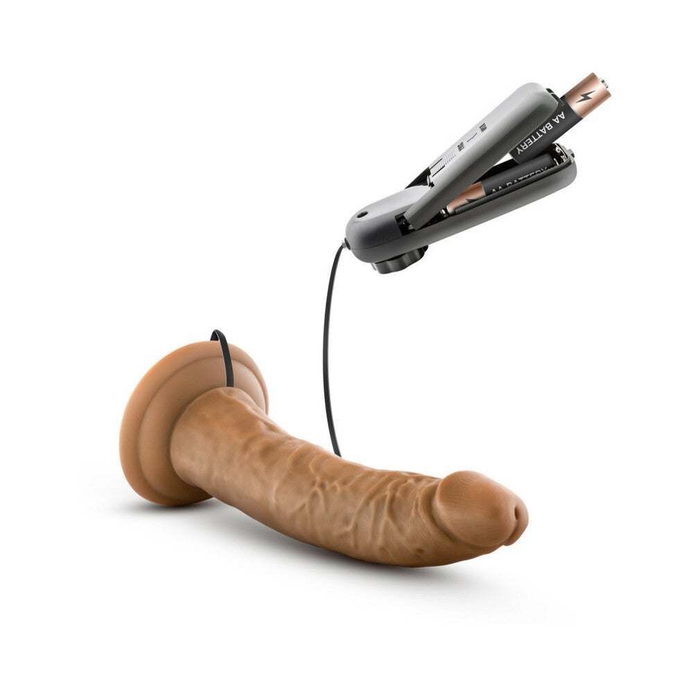 Dr. Skin Dr. Dave Realistic 7 inches Vibrating Dildo Tan