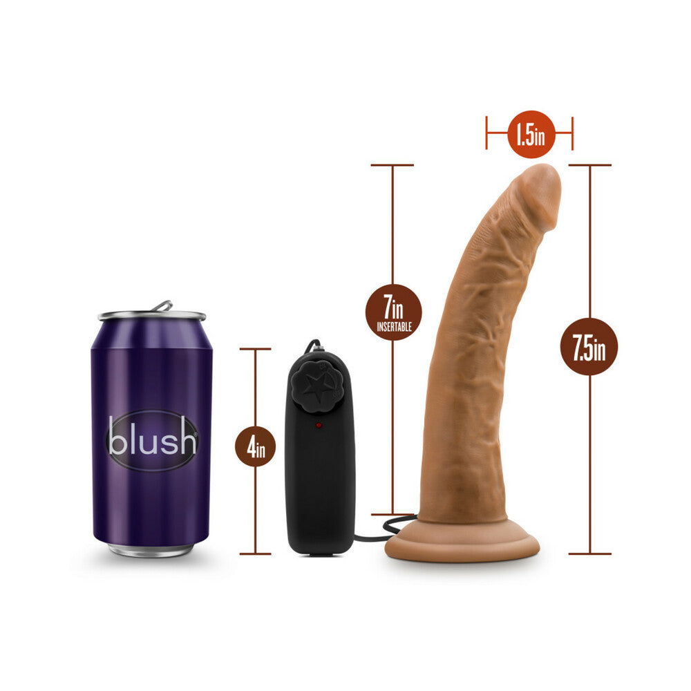 Dr. Skin Dr. Dave Realistic 7 inches Vibrating Dildo Tan