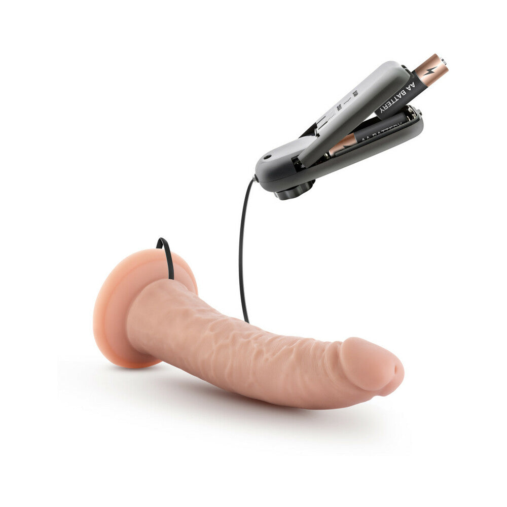 Dr. Skin Dr. Dave Realistic 7 inches Vibrating Dildo Beige