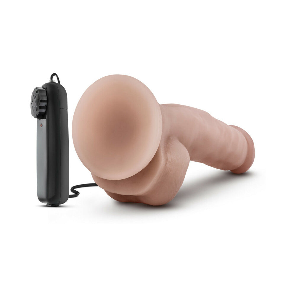 Dr. Skin Dr. Jay Realistic 8.75 inches Vibrating Dildo with Balls Beige