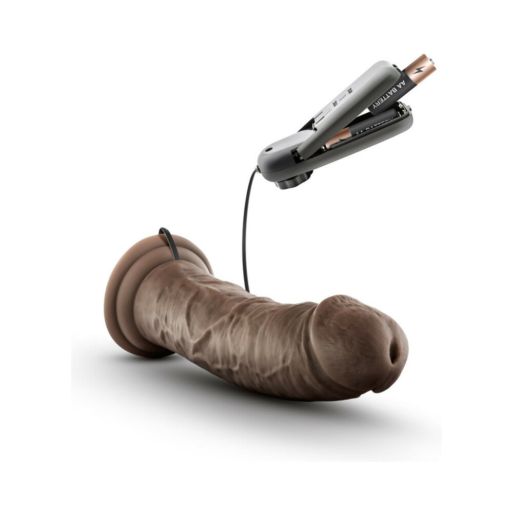 Dr. Skin Dr. Joe Realistic 8 inches Vibrating Dildo Brown