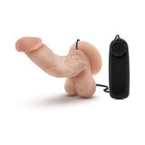 Dr. Skin Dr. Ken Realistic 6.5 inches Vibrating Dildo with Balls Beige
