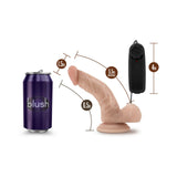 Dr. Skin Dr. Ken Realistic 6.5 inches Vibrating Dildo with Balls Beige