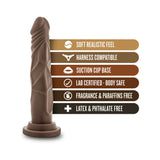 Dr. Skin Basic 7.5 Realistic 7.5 inches Dildo Brown