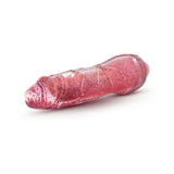 Blush Glow Dicks Molly Color Changing 8 inches Vibrating Dildo Glitter Pink