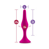 Blush Luxe Silicone Beginner Plug Medium Pink