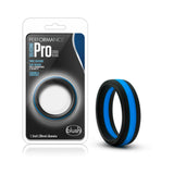 Blush Performance Silicone Go Pro Cock Ring Black/Indigo/Black