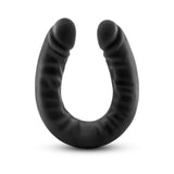 Blush Ruse Realistic 18 inches Silicone Slim Double Dildo Black