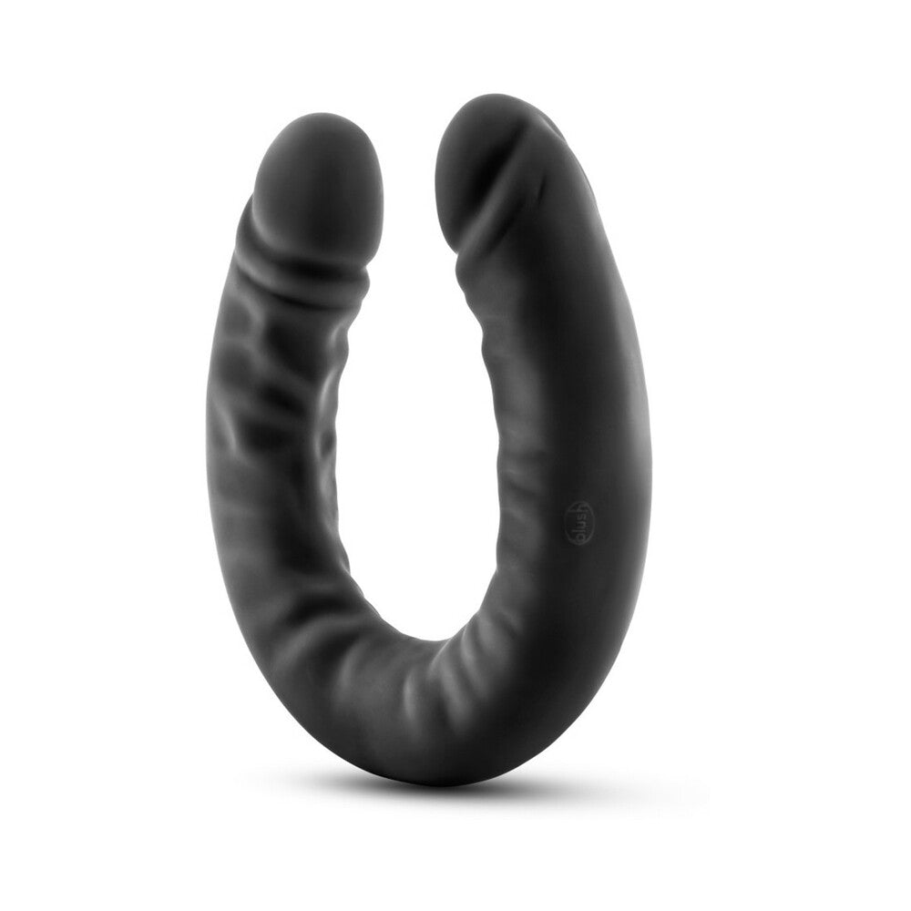 Blush Ruse Realistic 18 inches Silicone Slim Double Dildo Black