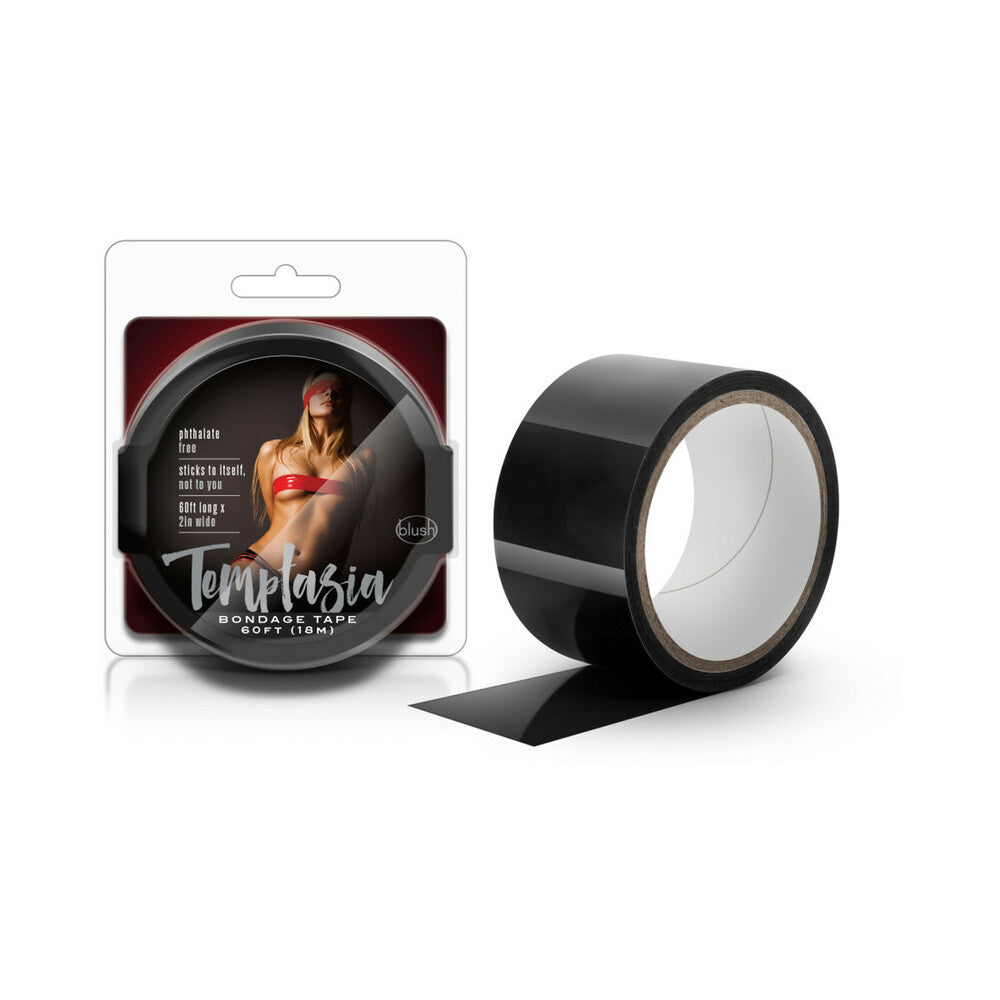 Blush Temptasia Bondage Tape 60 ' / 18 m Black