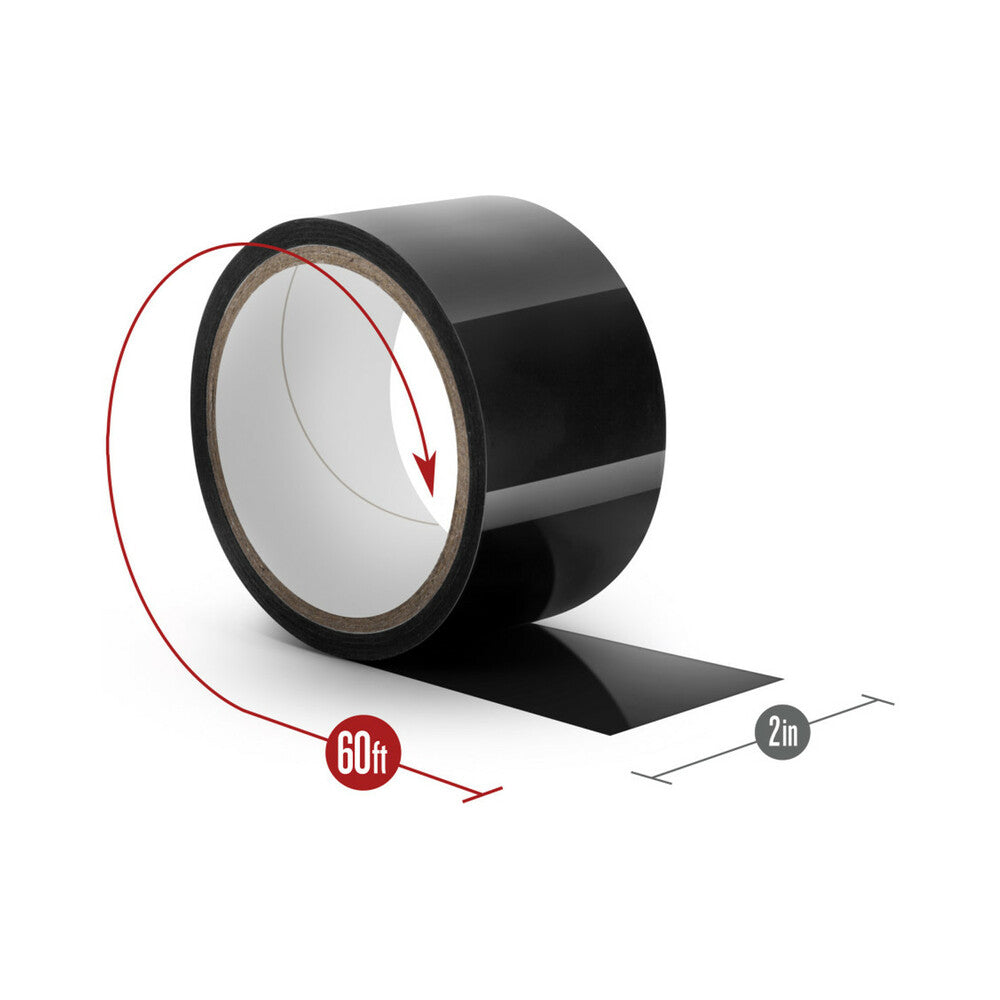 Blush Temptasia Bondage Tape 60 ' / 18 m Black