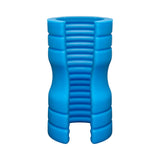 OptiMALE TRUSKYN Silicone Stroker Ribbed Blue