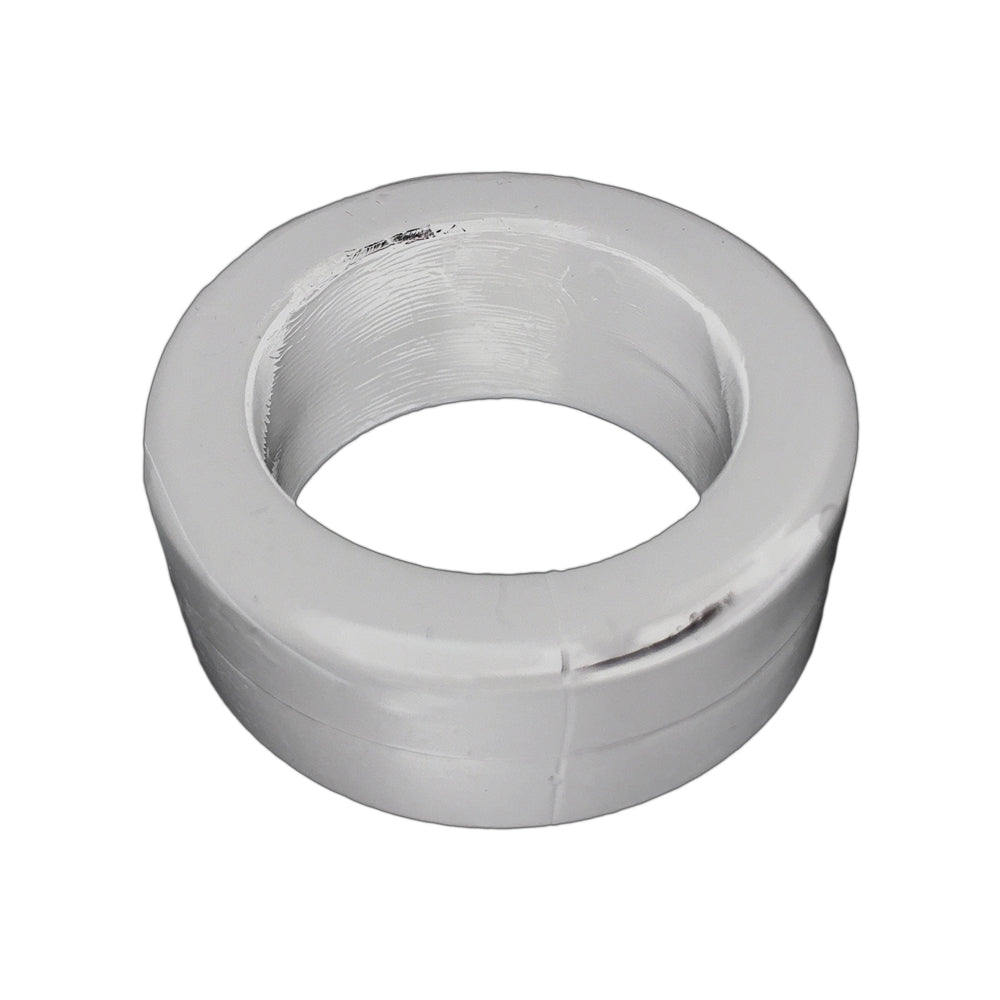 Rock Solid O Ring Cock Ring Clear displayed on a white background, designed for enhanced erections and comfort.