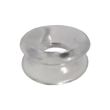 Rock Solid Convex Clear Elastomer Cock Ring designed for comfort and steady pressure during use.