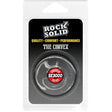 Rock Solid Convex Clear Elastomer Cock Ring packaging featuring SE3000 material for comfort and performance.