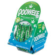 Oooweee Sample Packet Fishbowl 50 Count packaging featuring anal relaxer and silicone lubricant.