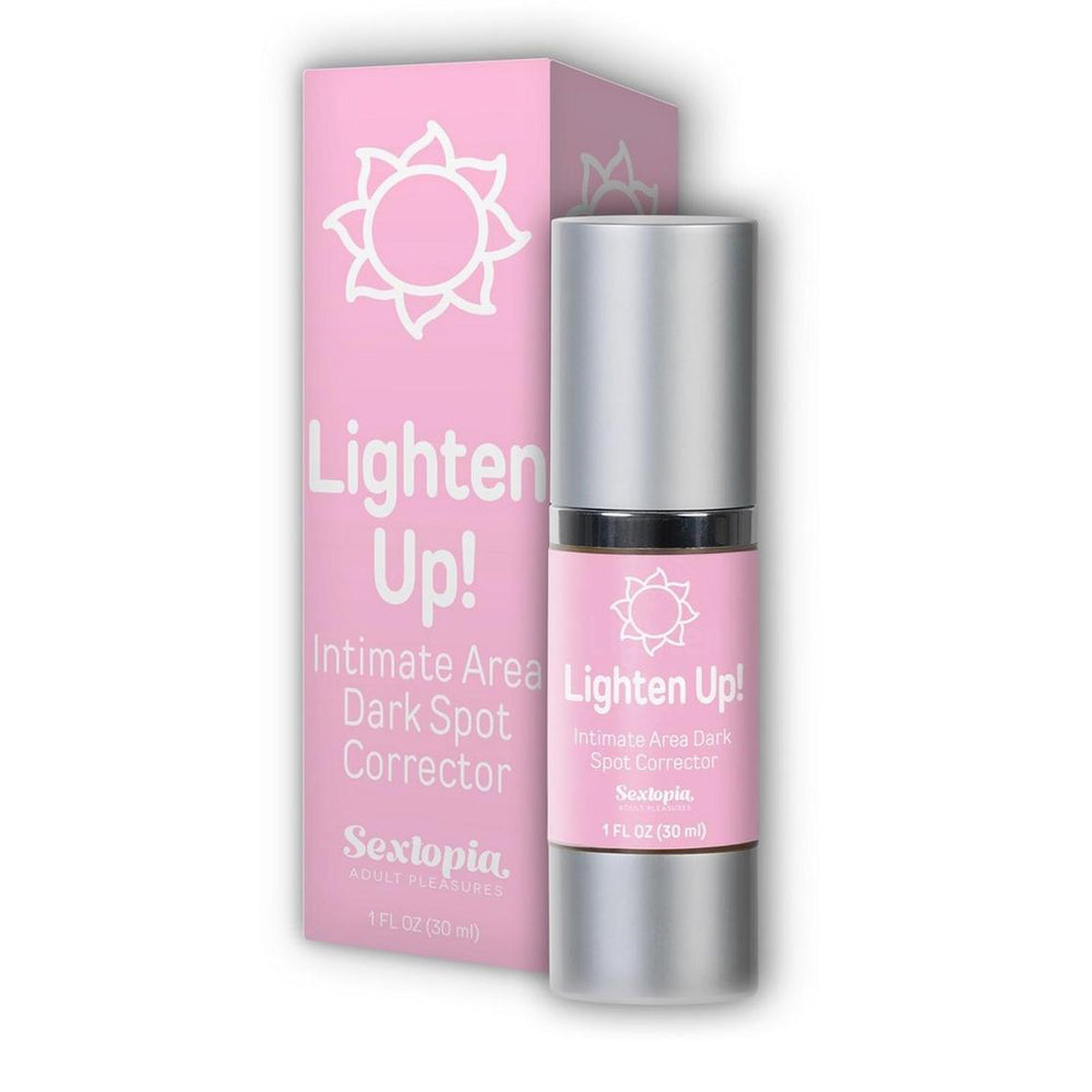 Lighten Up Dark Spot Corrector Gel 1 Oz packaging and bottle for skin treatment.