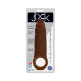 Curve Toys Jock 2 inches Enhancer with Ball Strap Extension Sheath Brown