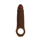 Curve Toys Jock 2 inches Enhancer with Ball Strap Extension Sheath Brown