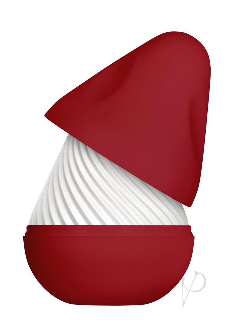 Zero Tolerance Kilauea Volcano Stroker White Red with playful volcano design, perfect for hands-free solo satisfaction.
