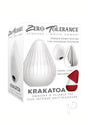 Zero Tolerance Krakatoa Volcano Stroker White Red packaging showcasing unique inner texture for maximum pleasure.