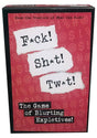 Kheper Games F*ck Sh*t Tw*t Adult Card Game box featuring the titles and gameplay description.