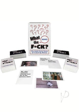 What the F*ck Memes Adult Party Card Game packaging and cards laid out for fun gameplay.
