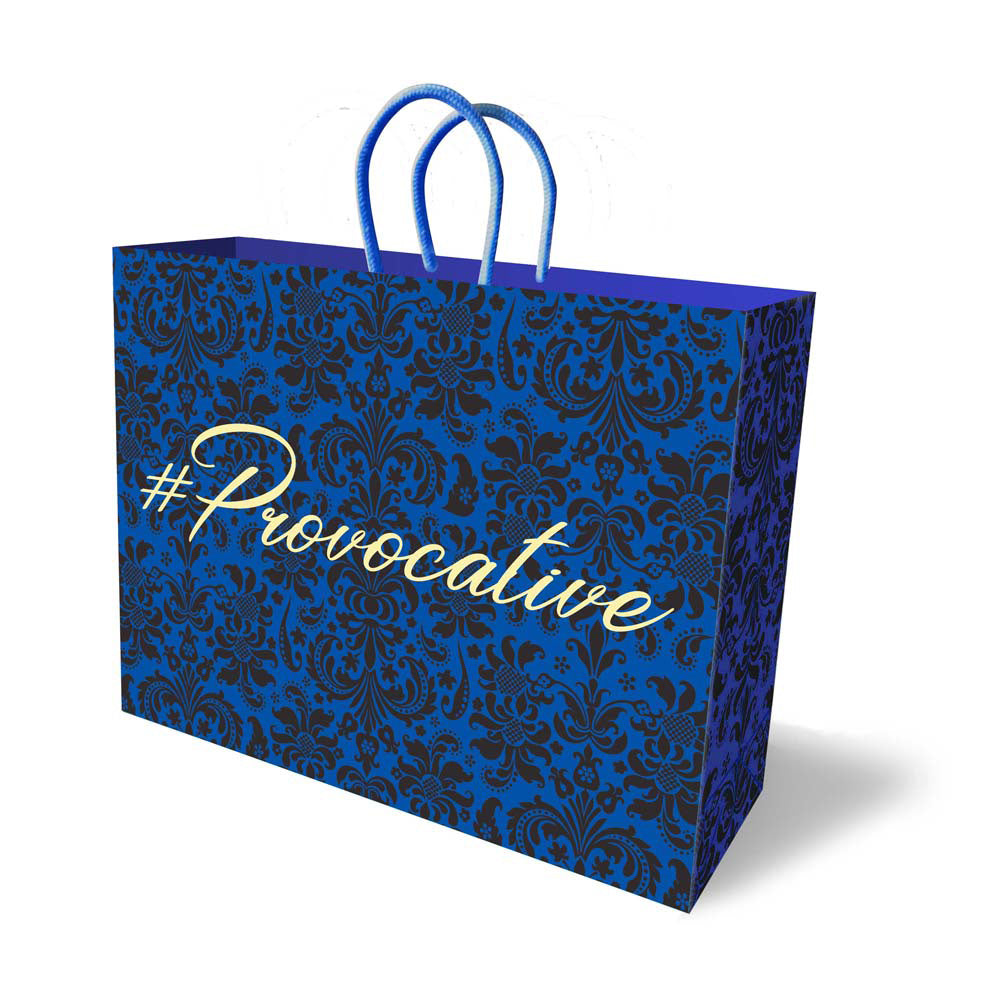 Little Genie Provocative Gift Bag featuring a stylish design with the word #Provocative in elegant script.