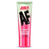 Juicy AF Water Based Lubricant 2 Oz tube displaying watermelon flavor for enhanced intimate play.