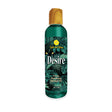 Desire Pheromone Massage Oil Citrus 4 Oz bottle with tropical leaves design for intimate relaxation.