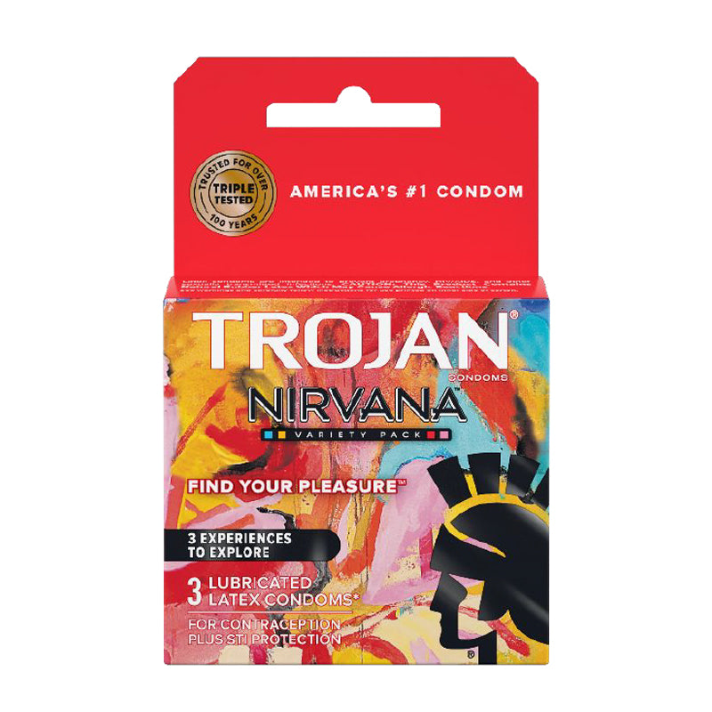 Trojan Nirvana 3 Pack Condoms