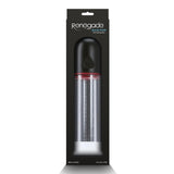 Renegade Bulge Rechargeable Penis Pump Black packaging showcasing innovative suction technology.