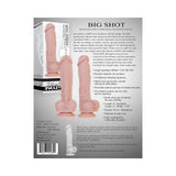 Evolved Big Shot Rechargeable Vibrating 8 inches Silicone Squirting Dildo Beige