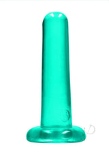 RealRock Crystal Clear Dildo with Suction Cup 5.3 inch in a beautiful transparent design for pleasure.